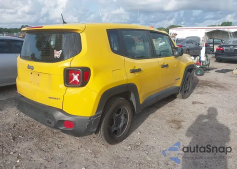 2015 Jeep Renegade Sport из США, поврежденный, VIN ZACCJAAT8FPB91906